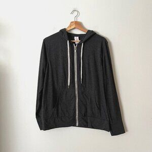 Member's Mark Favorite Soft Activewear Jacket Charcoal Gray Women's Size XL